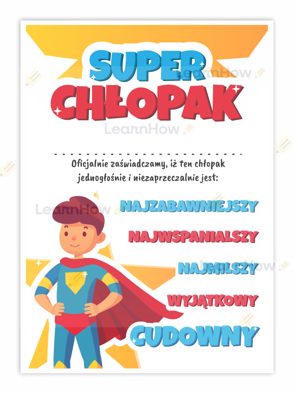 Dyplom a5 - dzień chłopaka - upominek dla chłopaka, dyplom superchłopaka certyfikat.png