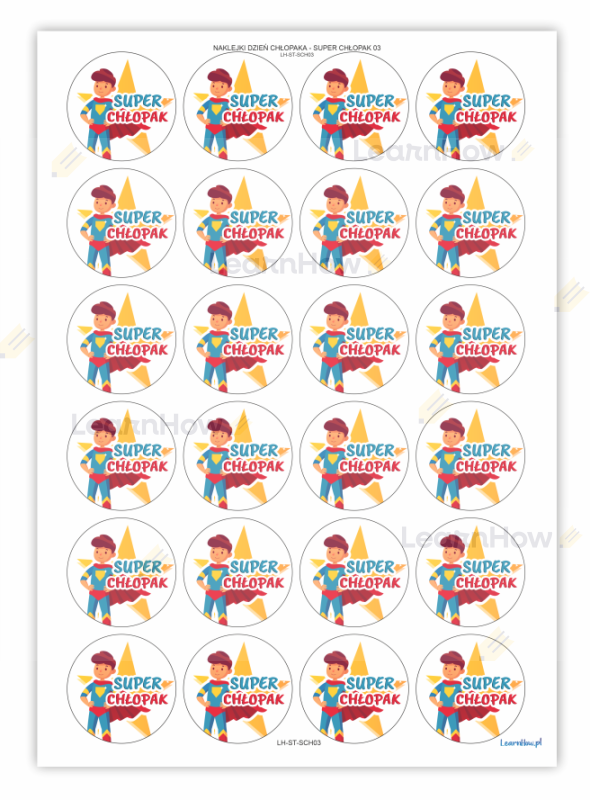 Naklejki z okazji dnia chłopaka - super chłopak - arkusz 24 naklejki 40 mm.png