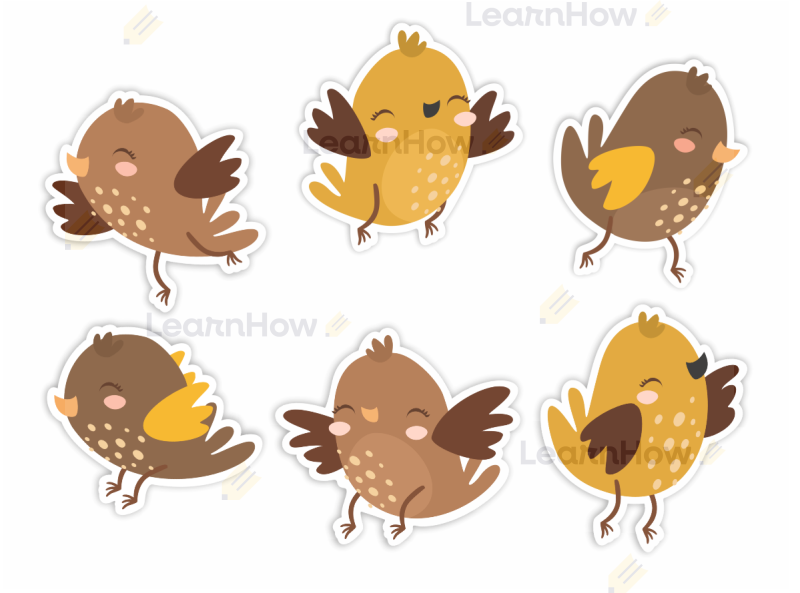 Dekoracja wróbelki - ozdoby dwustronne do szkoły i przedszkola.png