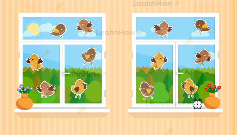 Dekoracje na okno, dwustronne ozdoby okienne - wróble duży zestaw.png