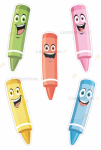 DEKORACJA OKIENNA - WESOŁE KREDKI (dwustronne) 