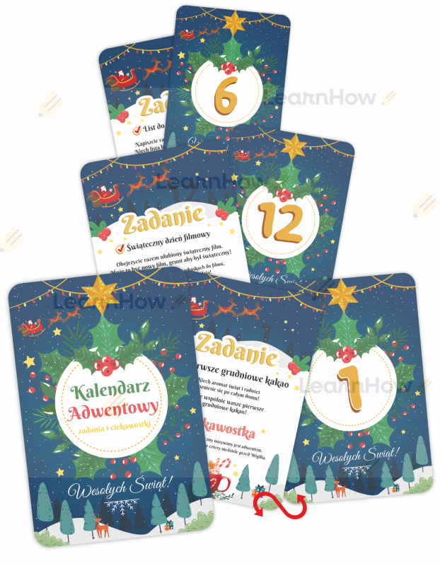 Kartki z kalendarza adwentowego z zadaniami dla dzieci - kalendarz adwentowy rodzinny.png