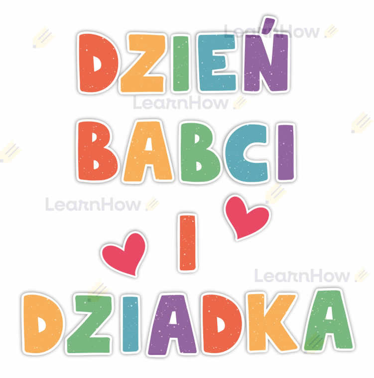 Dekoracja wycinana - Napis dekoracyjny dzień babci i dziadka.png