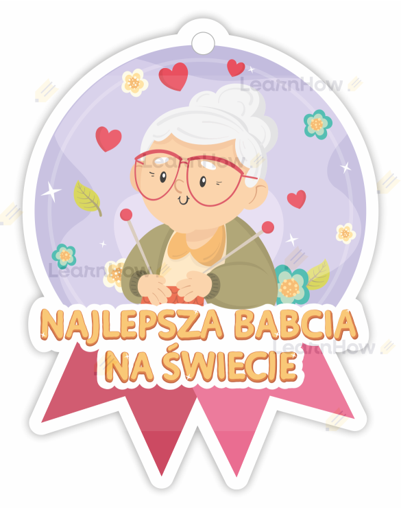 MEDAL PAPIEROWY - NAJLEPSZA BABCIA NA ŚWIECIE.png