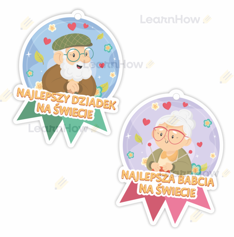 MEDAL PAPIEROWY NAJLEPSZEGO DZIADKA, NAJLEPSZEJ BABCI NA ŚWIECIE - DZIEŃ BABCI I DZIADKA.png