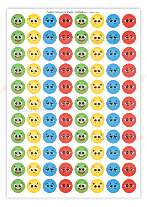 Naklejki emocje - naklejki z buźkami o różnych emocjach, kolorowe naklejki.png