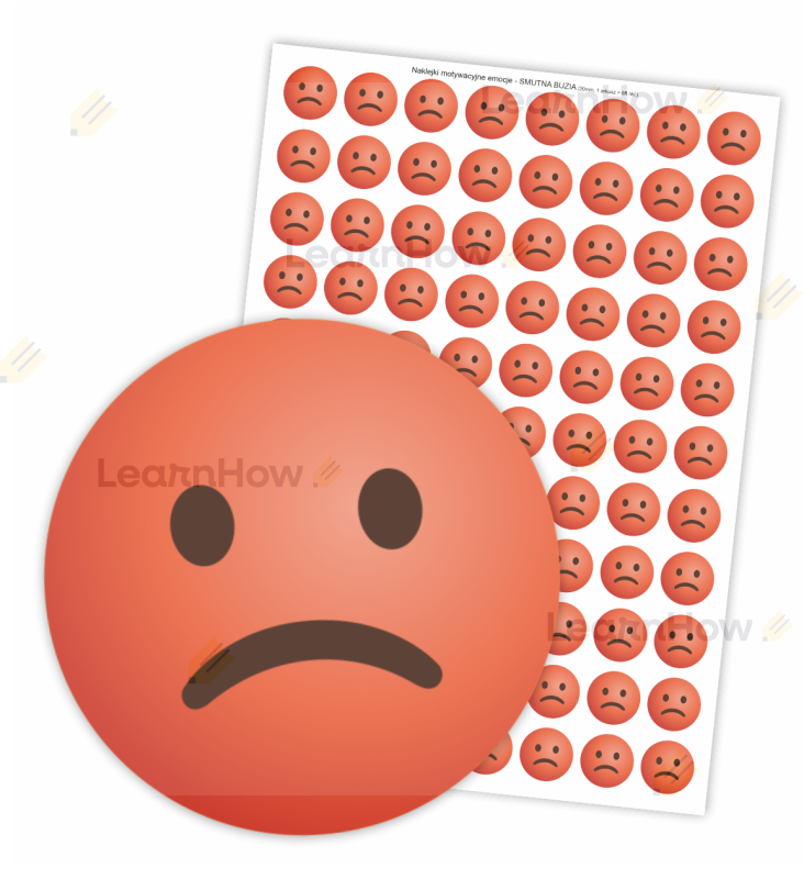 Smutek - naklejki smuna buzia za złe zachowanie - emotki - naklejki motywacyjne dla dzieci.png