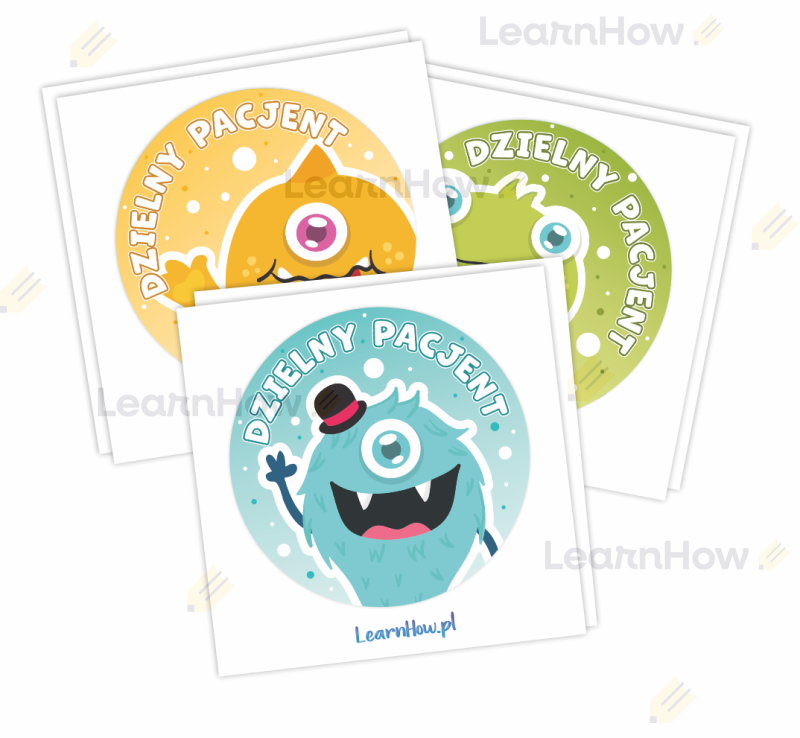 Naklejki dzielny pacjent potworki - naklejki dzielnego pacjenta - naklejki dla małych dzieci.png