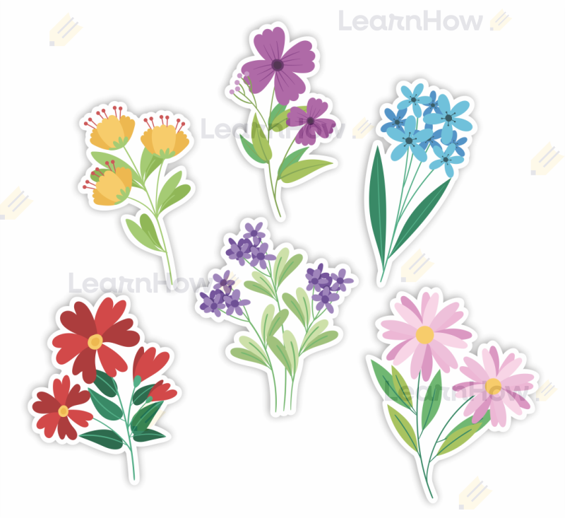 Dekoracyjne kwiaty na gałązce - dekoracja kwiatki na okno - sztuczne kwiaty - wiosna.png