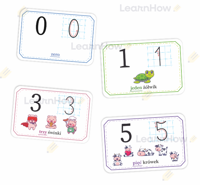 Nauka cyfr - fiszki, fiszki cyferki - nauczanie dzieci.png
