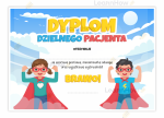 DYPLOM DZIELNY PACJENT - SUPER DZIECI