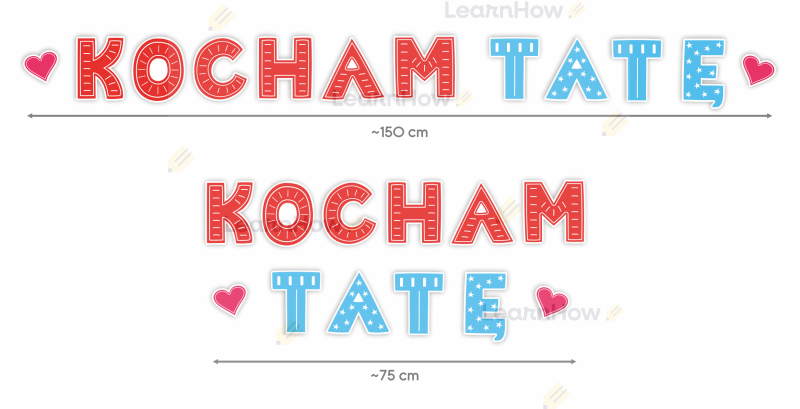 Duża dekoracja - dzień taty - dzień rodziców - kocham tatę.png