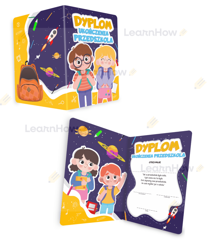 Dyplomy szkolne, przedszkolne, ukończenie przeszkola.png