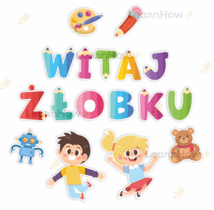 OZDOBY OKIENNE SZKOLNE - DUŻA - WITAJ ŻŁOBKU