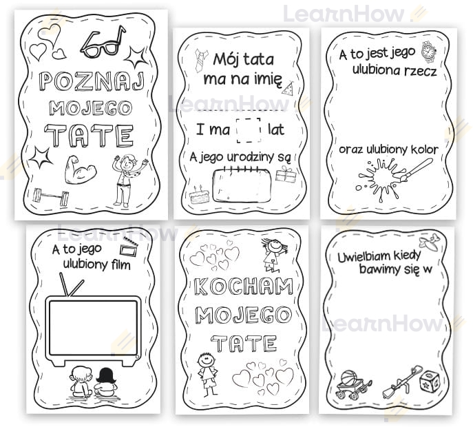 KSIĄŻKA O TACIE NA DZIEŃ TATY DZIEŃ OJCA