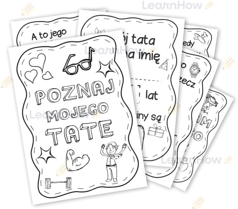 KSIĄŻKA O TACIE NA DZIEŃ TATY DZIEŃ OJCA