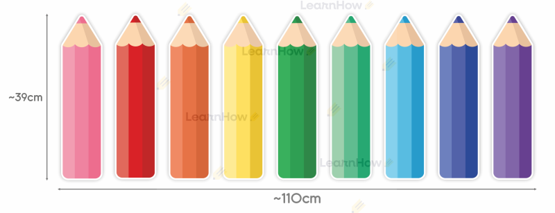 Dekoracja kredki - dekoracja do szkoły i przedszkola - kredki kolorowe.png