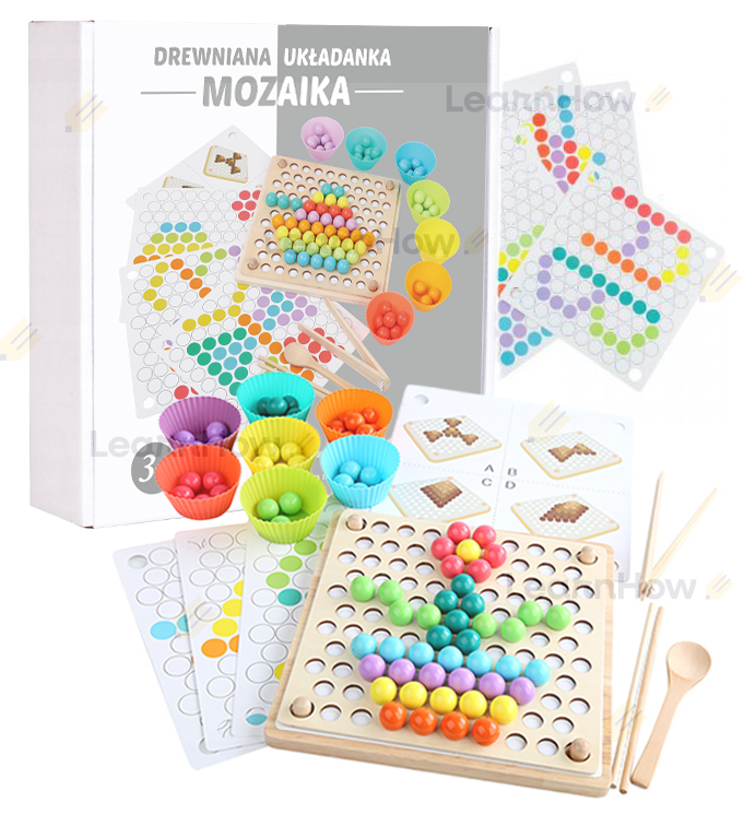 mozaika drewniana układanka dla dzieci  - zabawka montessori zabawka rozwijająca.png