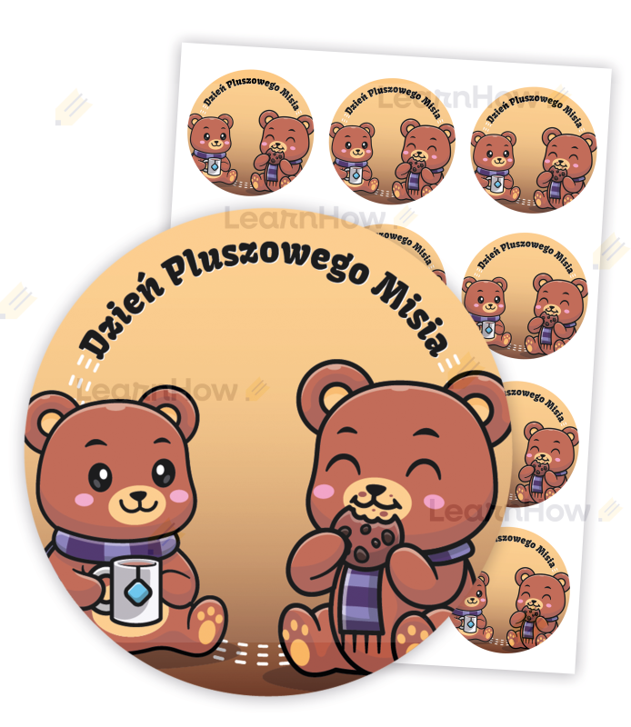Naklejki dzień pluszowego misia, przedszkolne uroczystości, pluszaki.png