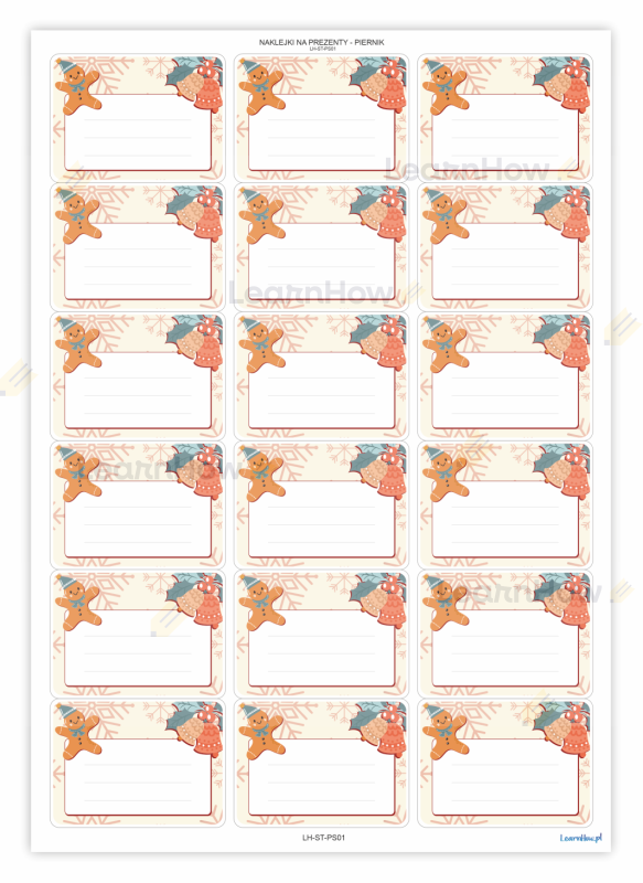 Naklejki prostokątne na prezenty - naklejki na paczki świąteczne do podpisania pierniczki.png