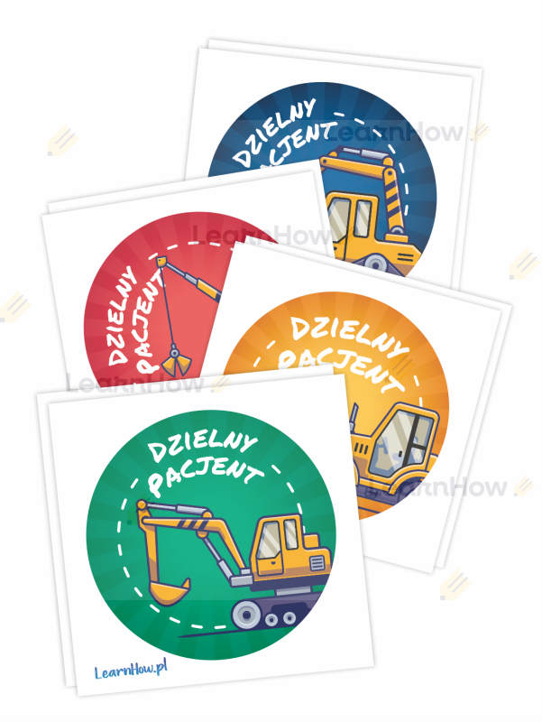 Naklejki koparki dzielny pacjent, naklejki dla dzieci, naklejki dla chłopców, koparka.png