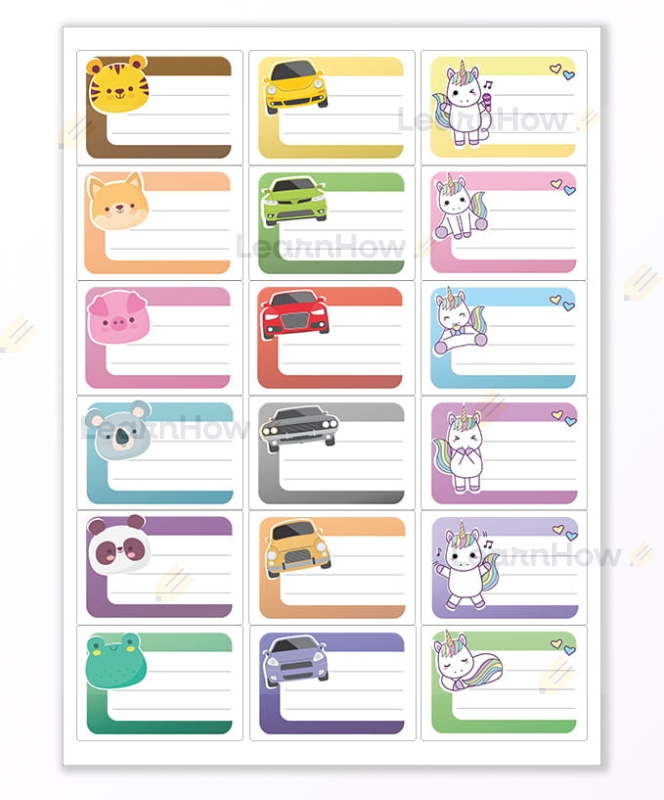 Naklejki na zeszyty Mieszane 2 .jpg