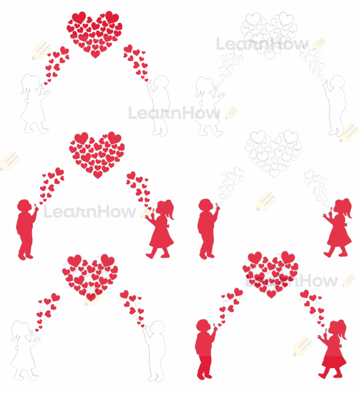 Dekoracja okolicznościowa - wielowariantowa, dzieci i serca, dzieci z bańkami, przedstawienia, dzień dziadków, dzień rodziców.png