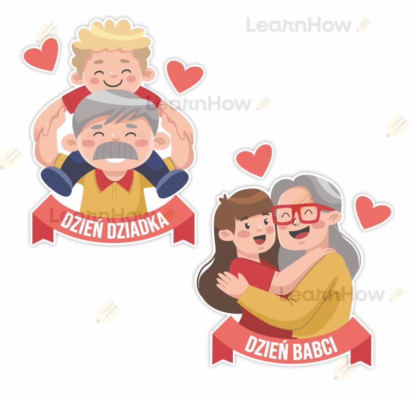 Dekoracja dwustronna okolicznościowa na dzień babci i dziadka z wnukami wnuczkami.png