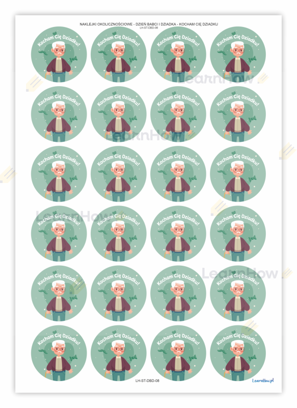 Naklejki 40 mm kocham cię dziadku - naklejki kocham dziadka na dzień dziadka.png