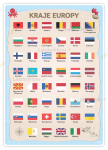 PLAKAT EDUKACYJNY - KRAJE EUROPY (A3) 
