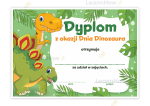 DYPLOM OKOLICZNOŚCIOWY - DZIEŃ DINOZAURA 01