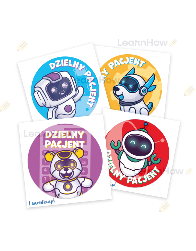 Naklejki dla dzielnego pacjenta roboty.png