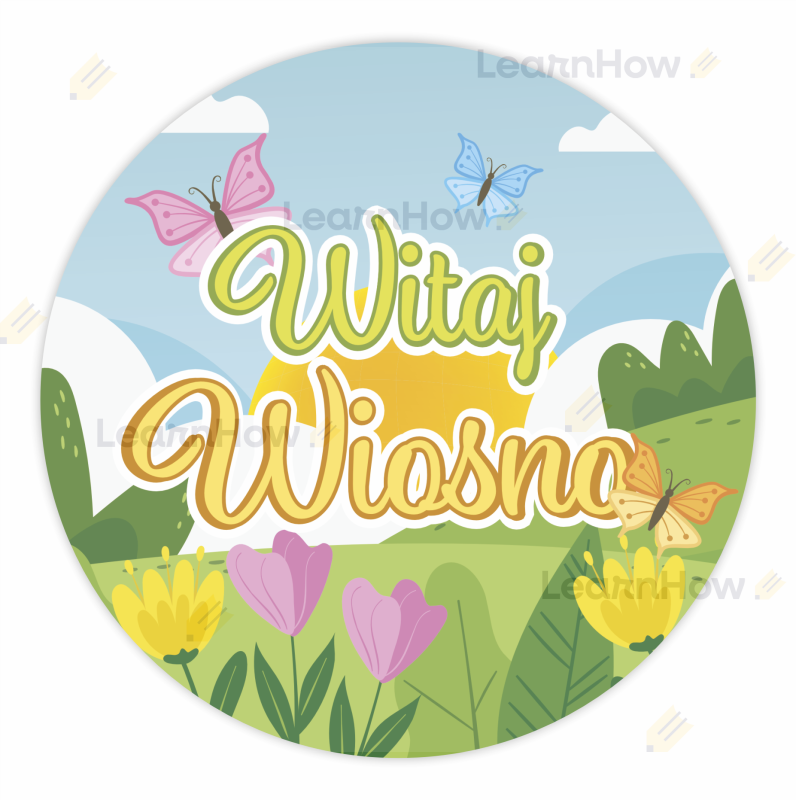 Naklejki na przywitanie wiosny motylki - witaj wiosno - wiosna naklejki dekoracyjne.png