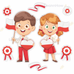 DEKORACJA PATRIOTYCZNA - DUŻE DZIECI 03 - XL!