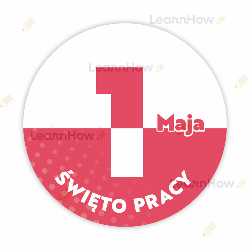 Naklejki patriotyczne - 1 maja - święto pracy - naklejki polska.png