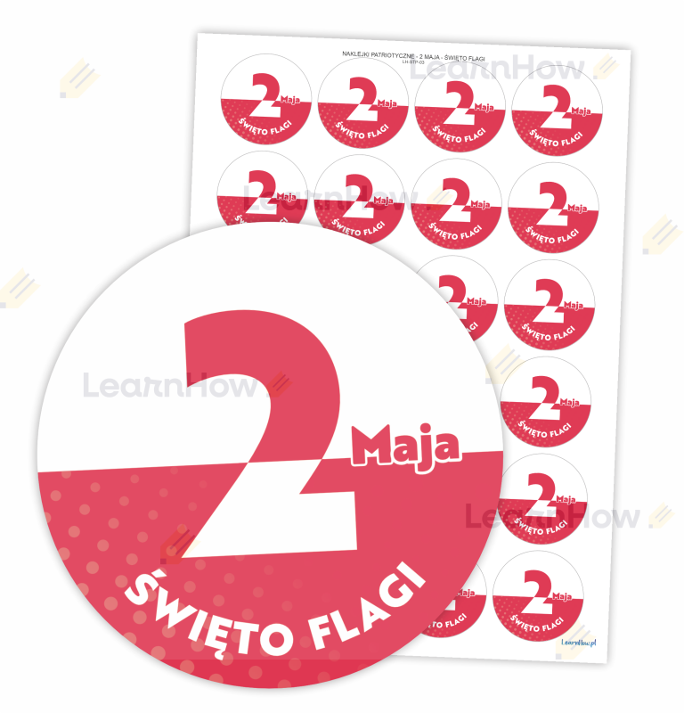 Naklejki patriotyczne 2 maja - święto flagi.png