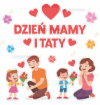 DEKORACJA - DZIEŃ MAMY I TATY - KWIATY