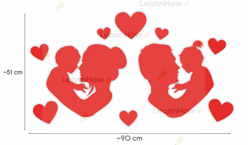 Mama i tata - dekoracja na dzień Rodziców Dzień Mamy Dzień Taty.png