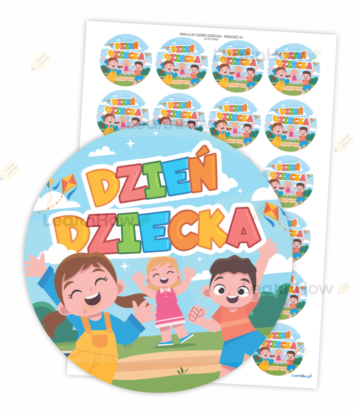 Dzień dziecka zestaw naklejek z okazji dnia dziecka.png
