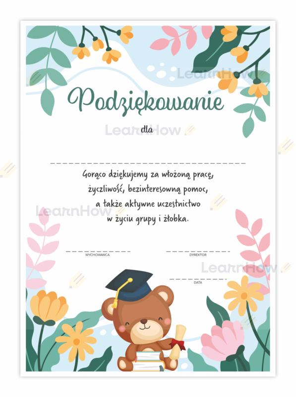 Dyplom podziękowania dla rodziców w żłobku.png