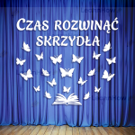 DEKORACJA SZKOLNA  - CZAS ROZWINĄĆ SKRZYDŁA - DUŻA XXL 