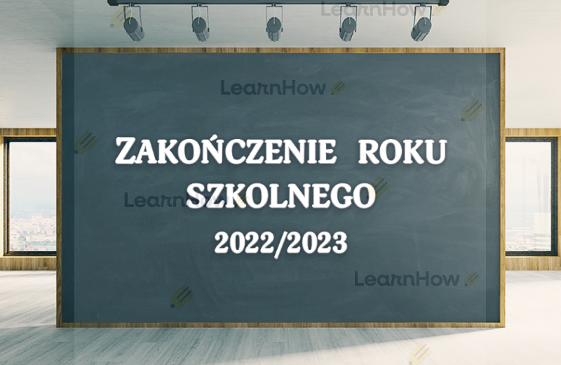 Koniec roku szkolnego - dekoracja na zakończenie roku w szkole przedszkolu żłobku, zakończenie roku szkolnego 2022 2023.png