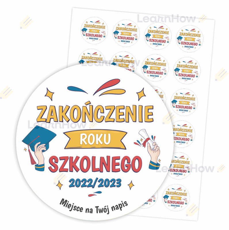 Zakończenie roku szkolnego naklejki - zakończenie roku szkolnego.png