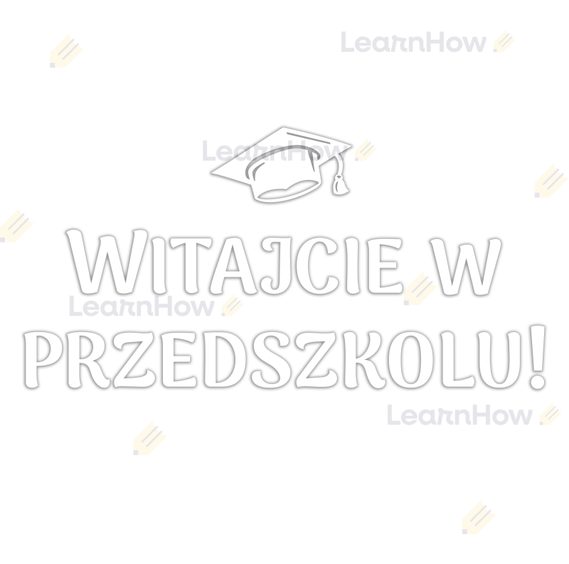 Witajcie w przedszkolu duży napis dekoracyjny XL - Powitanie przedszkola dla dzieci - dekoracja ozdoba przedszkolna.png