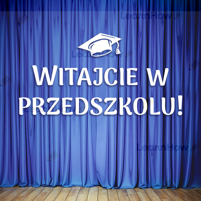 Duża dekoracja witajcie w przedszkolu - dekoracja na nowy rok w przedszkolu - apel - duży napis witaj przedszkole.png