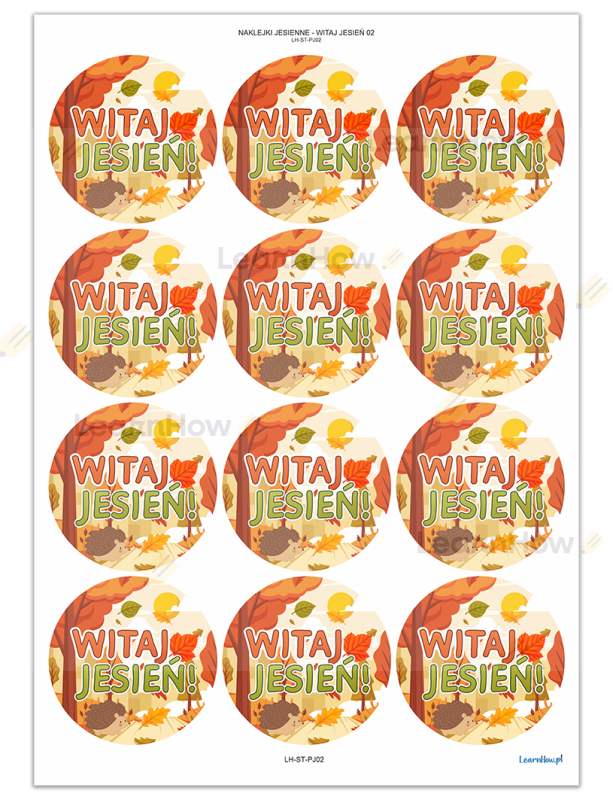 Duże naklejki witaj jesień naklejki na powitanie jesieni.png