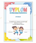 DYPLOM UKOŃCZENIA PRZEDSZKOLA - KOLORY