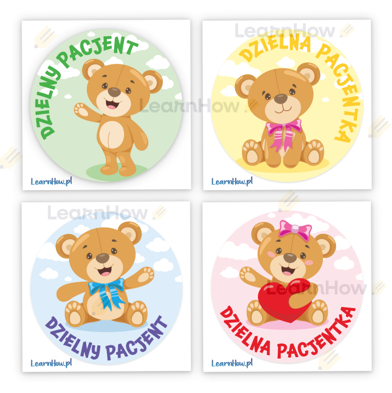Naklejki - dzielny pacjent - pluszowe misie 3 (1).png