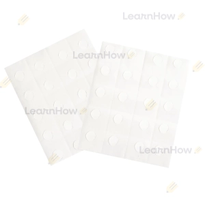DWUSTRONNE KROPKI KLEJOWE W BLISTRZE - 100SZT