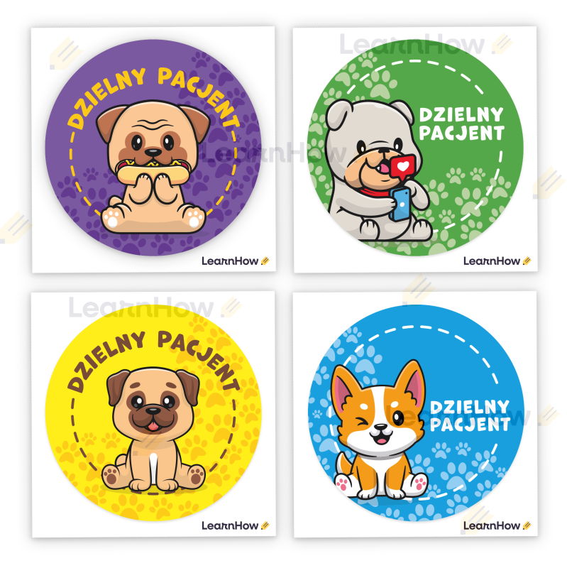 Naklejki - dzielny pacjent - pieski 3 (1).png